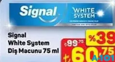 SİGNAL WHİTE SYSTEM DİŞ MACUNU 75 ML fiyat ve kampanya bilgisi